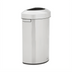 Thumbnail image #2 for Rubbermaid Refine 21 Gallon Half-Round Stainless Steel Trash Container