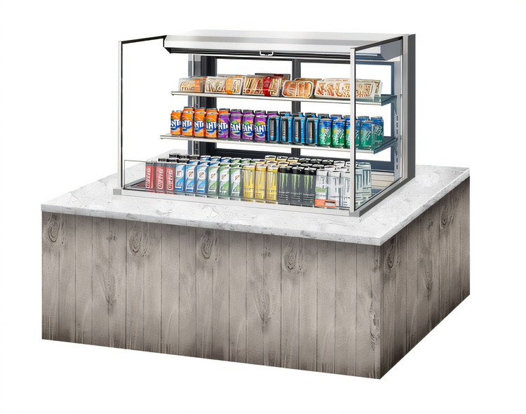 Product image #2 for Turbo Air 48-Inch Low Profile Drop-In Horizontal Open Refrigerated Display Case
