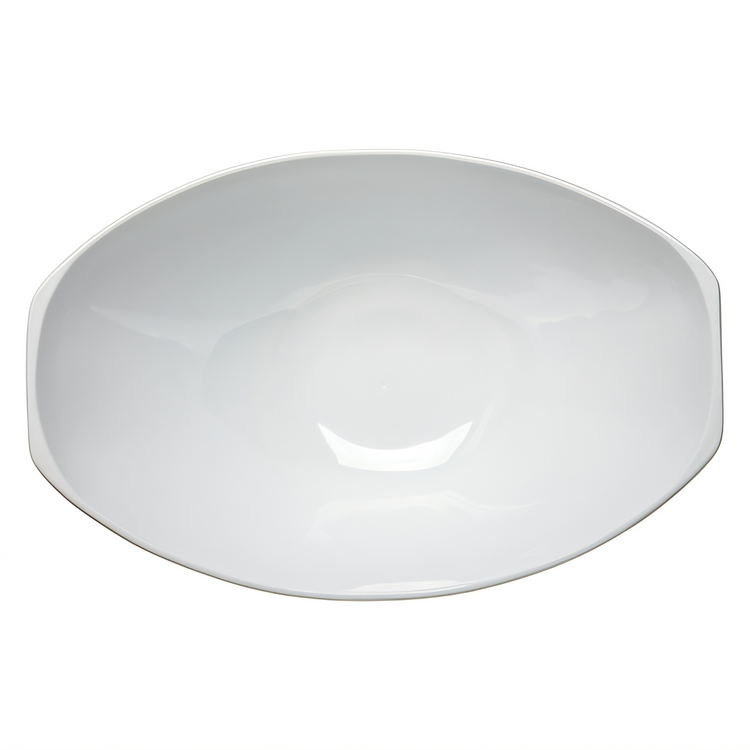 Product image #1 for Carlisle 3.3 Qt Footed Oval SAN Scoop Bowl, White