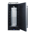 Thumbnail image #2 for Summit Commercial SBC15NKCSS Draft Beer Cooler Dispenser, 15-Inch, Built-In/Freestanding, Stainless Steel, 1/6 Barrel Capacity