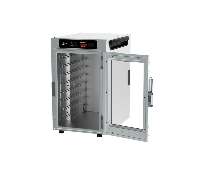 Product image #2 for Metro HotBlox Narrow 8-Pan Insulated Holding Cabinet with Clear Door and Digital Touchscreen Controls