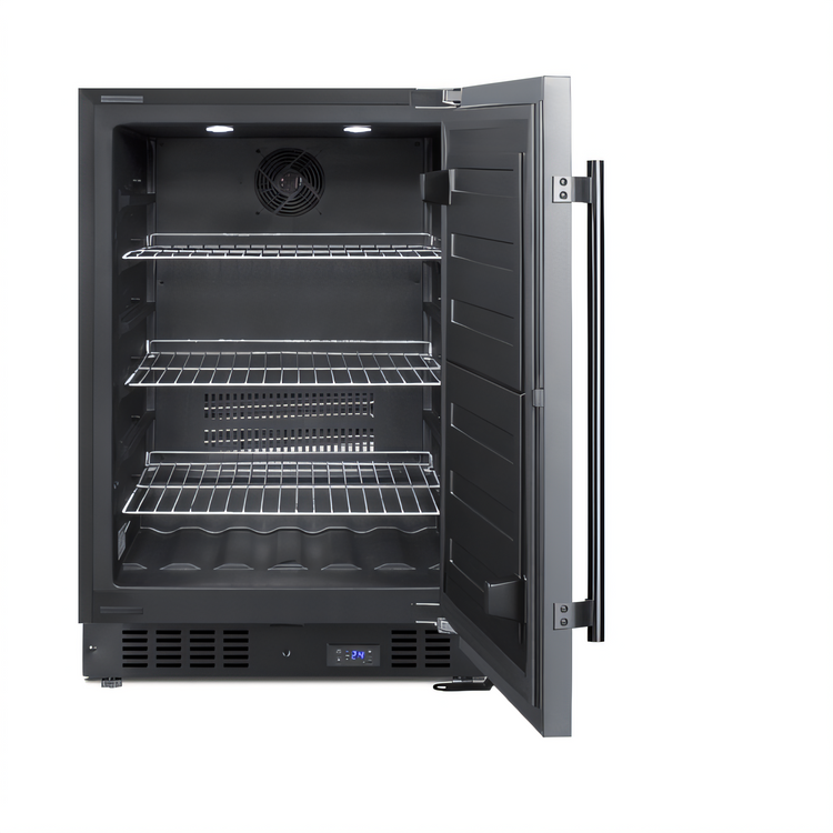 Product image #2 for Summit Commercial 24-Inch Frost-Free Undercounter All-Freezer with Stainless Steel Door
