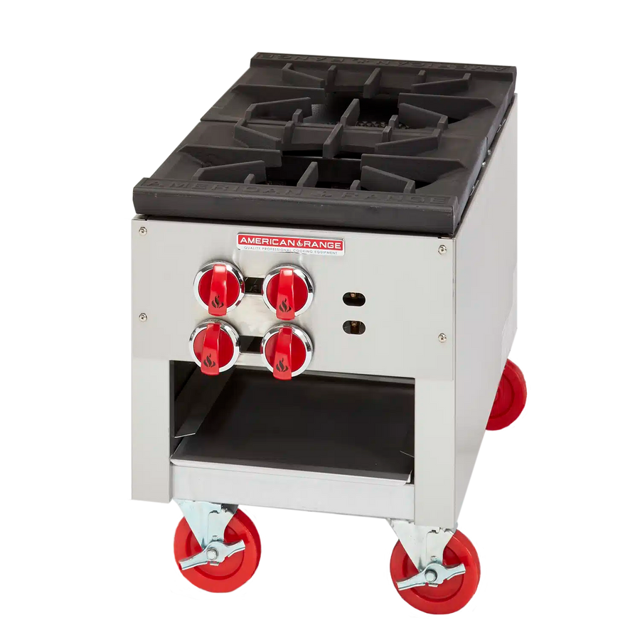Product image #1 for American Range ARSP-18-2 Two-Section 3-Ring Gas Stock Pot Range