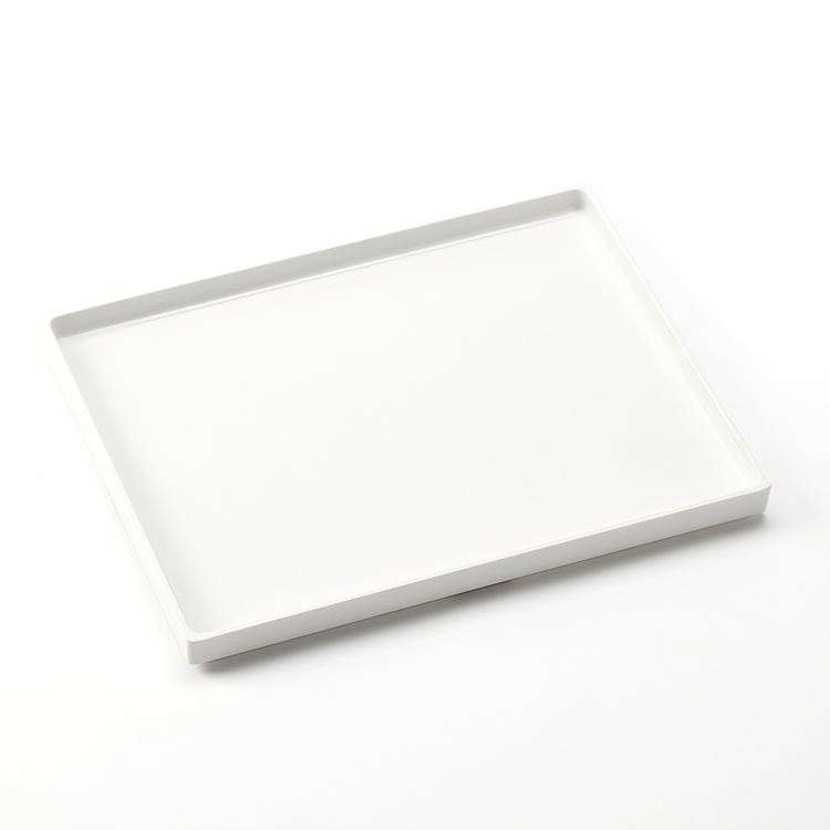 Product image #2 for American Metalcraft White Rectangular Melamine Bento Box Lid for BB1WH and BB5WH