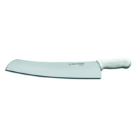 Dexter Russell Sani-Safe 16-Inch Pizza Knife, Stain-Free High-Carbon Stainless Steel Blade, White Polypropylene Handle