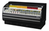 Thumbnail image #1 for Turbo Air Slim Profile Open Display Merchandiser with Solid Side Panels, 75-3/4 Inch Wide, 13.5 Cu. Ft., Black