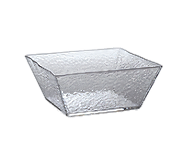 Product image #1 for American Metalcraft Rain Collection 125 oz. Clear Square Styrene Rain Bowl