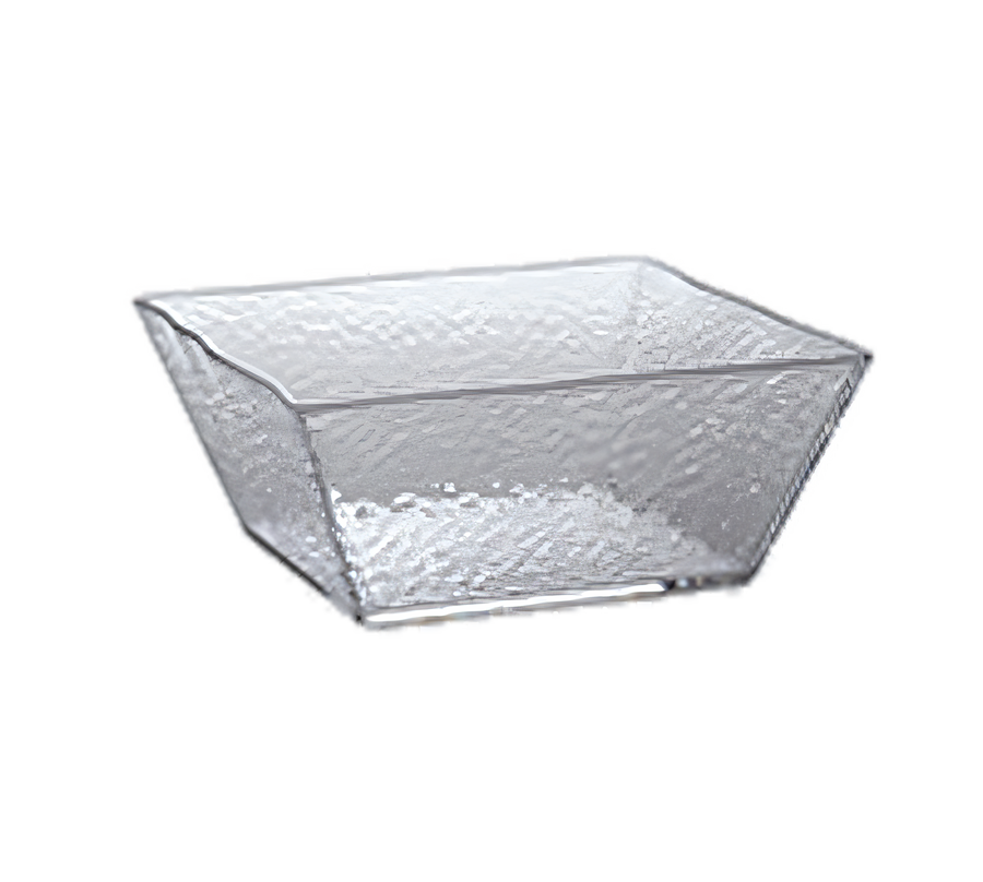 Product image #1 for American Metalcraft Rain Collection 125 oz. Clear Square Styrene Rain Bowl