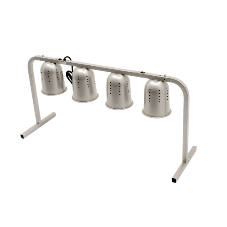 Product image #1 for Omcan USA 4-Bulb Freestanding Adjustable-Height Heat Lamp with 250W Infrared Bulbs