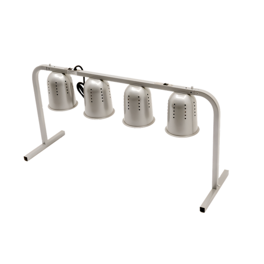 Product image #1 for Omcan USA 4-Bulb Freestanding Adjustable-Height Heat Lamp with 250W Infrared Bulbs