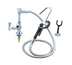 Thumbnail image #1 for OptiFlow Single Valve Deck Mount Pot Filler with 72-Inch Stainless Steel Braided Hose