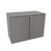 Thumbnail image #1 for Glastender CP1RB48 Single-Zone Pass-Thru Back Bar Cooler, 48 Inch, Two-Section, Remote Refrigeration, 4 Solid Swing Doors