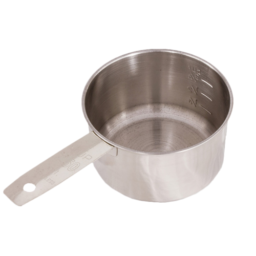 Product image #1 for Crestware 1-Cup Stainless Steel Dry Measure Cup