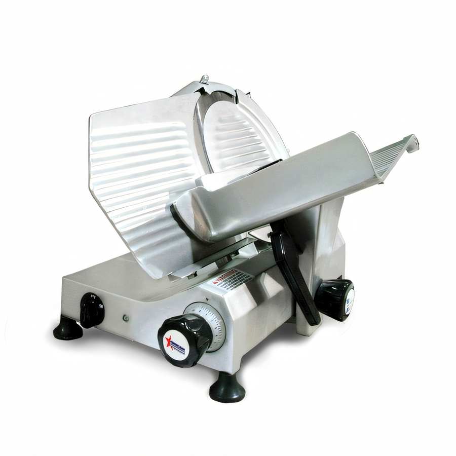 Product image #1 for Trento 12-Inch Manual Gravity Feed Commercial Meat Slicer, Belt-Driven, 1/3 HP, 120V