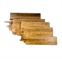 American Metalcraft 8 x 29-1/2 Inch Wood Pizza Peel with 36 Inch Overall Length