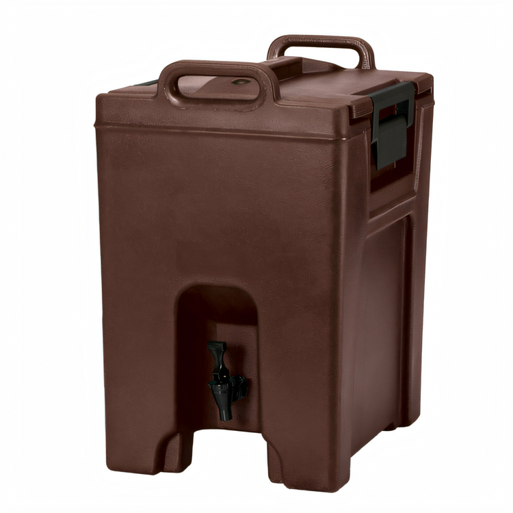 Product image #1 for Cambro Ultra Camtainer 10.5 Gallon Insulated Beverage Carrier, Dark Brown