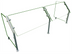 Thumbnail image #1 for Hatco Flav-R-Shield ES31-60 Self-Service Single-Sided Tempered Glass Sneeze Guard, 60 x 18 x 22 Inches