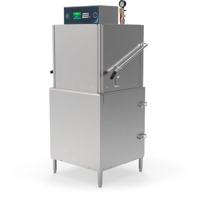 Product image #1 for Moyer Diebel MD2000 Plus High-Temperature Straight-Thru Door-Type Dishwasher, 60 Racks/Hour with Booster Heater