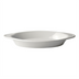 Thumbnail image #1 for Winco 20 oz Oval Porcelain Welsh Rarebit Baking Dish, White
