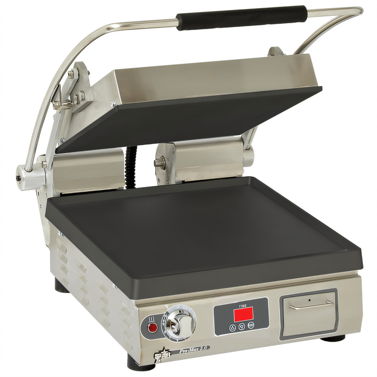 Product image #1 for Pro-Max 2.0 14-Inch Smooth Cast Iron Commercial Panini Press
