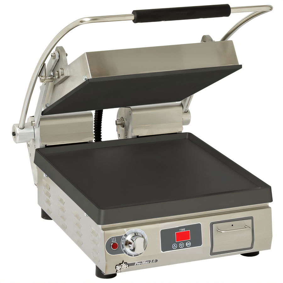 Product image #1 for Pro-Max 2.0 14-Inch Smooth Cast Iron Commercial Panini Press