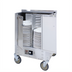 Thumbnail image #1 for Cres Cor Heated Dish Dolly, 240 Plate Capacity, Aluminum, Enclosed with Hinged Doors, 120V