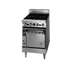 Thumbnail image #1 for Jade Range Bistro JBR-12G-2-24C 24-Inch Gas Restaurant Range with (2) Open Burners, 12-Inch Griddle, and Convection Oven