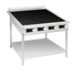 Thumbnail image #1 for Eurodib Commercial Four-Zone Induction Cooktop on Legs, 31.2-Inch, 240V, 1-Phase