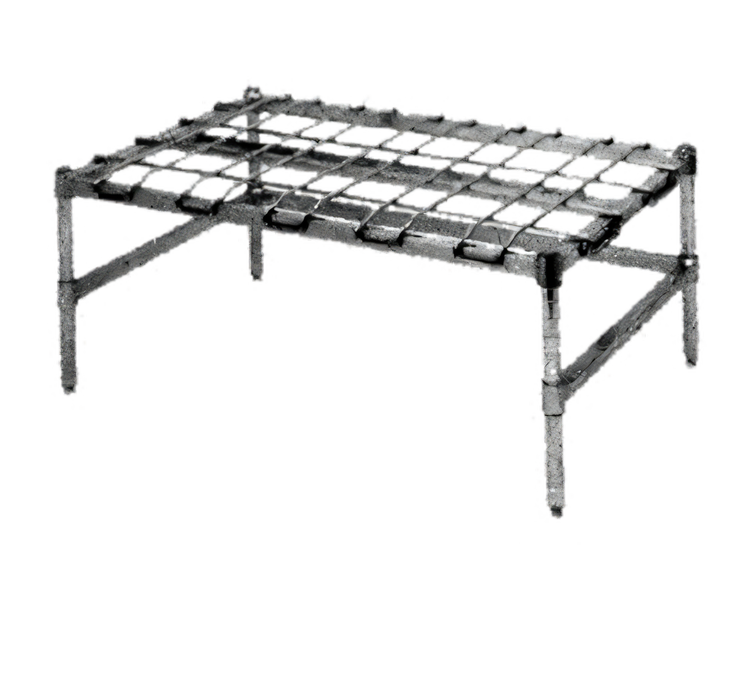 Product image #1 for Metro Super Erecta 30 x 24 Inch Dunnage Rack with Mat, 1600 lb Capacity, Metroseal 3 Green Epoxy Coated