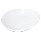 Thumbnail image #1 for CFS Brands Stadia® 5300502 11.5-Inch Oblong White Melamine Deep Pasta Plate Case of 12