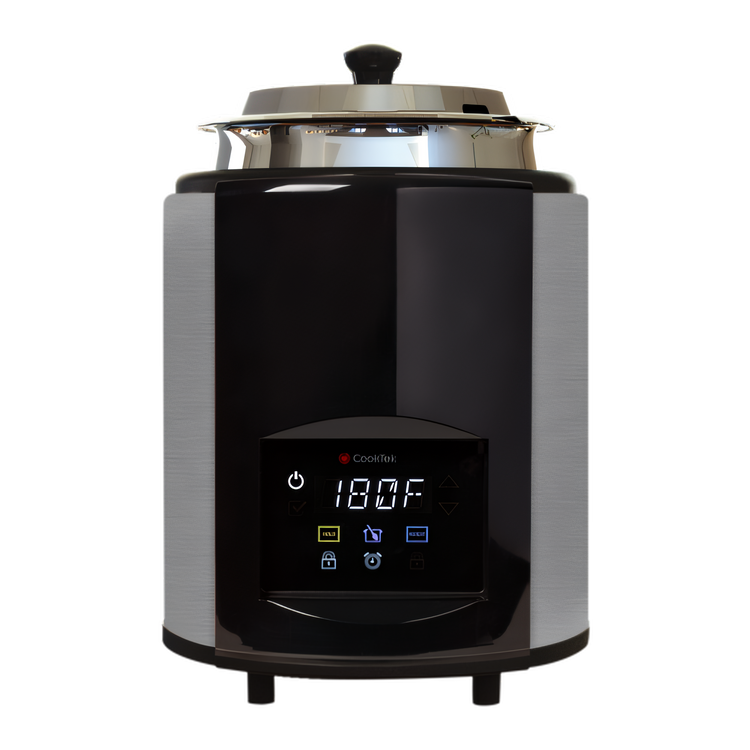 Product image #1 for CookTek SinAqua Freestanding 4 Qt Induction Soup Warmer with Digital Temperature Display