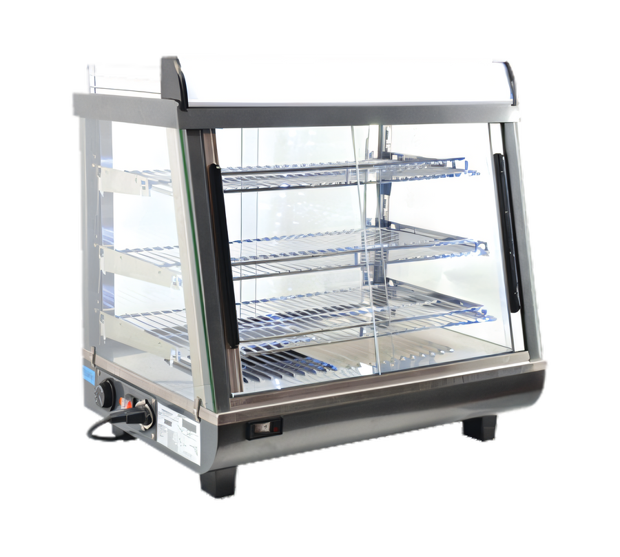 Product image #1 for Omcan Elite Series Countertop Heated Display Case, Full/Self-Service, 25-3/4-Inch Wide