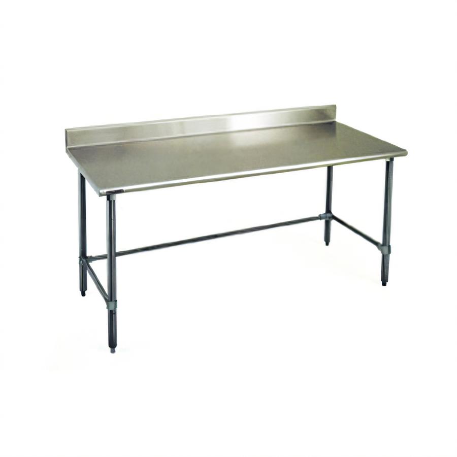 Product image #1 for Eagle Group BlendPort Deluxe Series 48-Inch x 30-Inch Stainless Steel Work Table with 4-1/2-Inch Backsplash