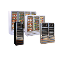 Howard-McCray GF88BM-S-FF Four-Section Glass Door Frozen Foods Merchandiser Freezer, 88 Cu. Ft., Stainless Steel