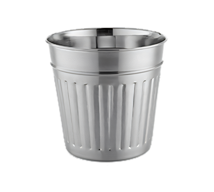 Product image #1 for American Metalcraft OSCAR3 66 oz Stainless Steel Tabletop Trash Can, Brushed Finish