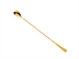 Thumbnail image #1 for Barfly Diamond Lattice Japanese Style Bar Spoon, 13-3/16 In., Gold-Plated Stainless Steel