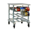 Thumbnail image #1 for New Age Mobile Counter-Height Can Storage Rack with Stainless Steel Top, 54 #10 or 72 #5 Can Capacity