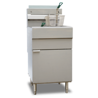 Omcan Propane Gas Floor Fryer, Floor Model, 70 lb Oil Capacity, 150,000 BTU