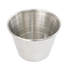 Thumbnail image #1 for Crestware 3 oz 18/8 Stainless Steel Rolled Rim Sauce Cup