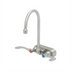 Thumbnail image #1 for EverSteel 4-Inch Wall Mount Stainless Steel Workboard Mixing Faucet with 5 3/4-Inch Swivel Gooseneck Spout
