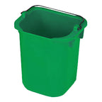 Thumbnail image #1 for Rubbermaid Commercial Products Executive 1857377 Heavy-Duty 5 Quart Green Plastic Janitorial Pail Case of 4