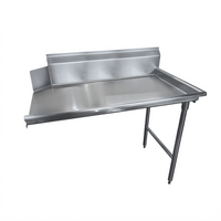 Advance Tabco Right-Hand Straight Clean Dishtable with 10-1/2-Inch Backsplash
