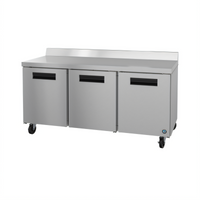 Hoshizaki Steelheart WR72B 72-Inch Three-Section Reach-In Worktop Refrigerator