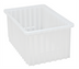 Thumbnail image #1 for Clear Dividable Grid Food Box, 16-1/2 x 10-7/8 x 8 Inches