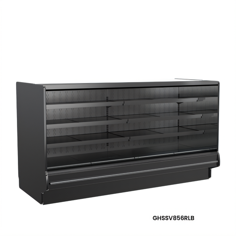 Product image #1 for Structural Concepts Fusion® Refrigerated Self-Service Display Case, 62-7/8-Inch W x 43-Inch D x 55-5/8-Inch H, Remote DX, 3 Shelves
