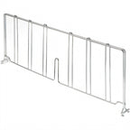 Thumbnail image #1 for Klinger's Trading SDIVIDER24-CHROME Wire Shelf Divider, 24"W x 9-1/2"H, Chrome Finish