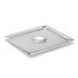 Thumbnail image #1 for Vollrath Super Pan V 2/3 Size Flat Solid Stainless Steel Steam Table Pan Cover with Handle