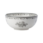 Thumbnail image #1 for 1880 Hospitality Lancaster Garden by Oneida® L6703068730 Porcelain Bowl, 7 oz, 4-1/4" Irregular Round, Warm White with Gray Floral Case of 4 Dozen