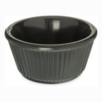 Thumbnail image #1 for CFS Brands S29103 4 oz Black Melamine Fluted Ramekin Case of 48