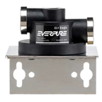 Thumbnail image #1 for Everpure EV925619 Single Water Filter Head Assembly with Mounting Bracket, Reversed 3/8" NPT Inlet and Outlet Case of 24